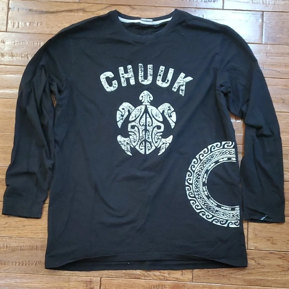 Chuuk Black Long Sleeve Shirt